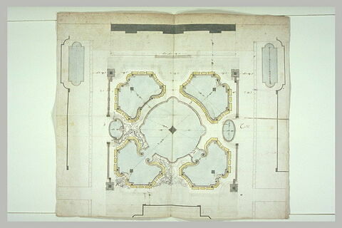 Plan du premier parterre d'Eau de Versailles, image 2/2