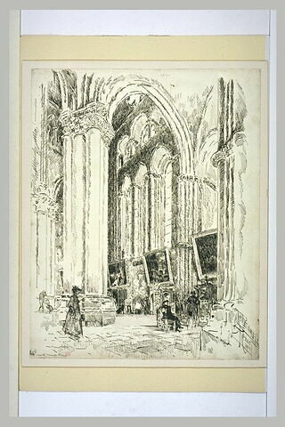 Reims, le transept nord de la cathédrale, image 1/1