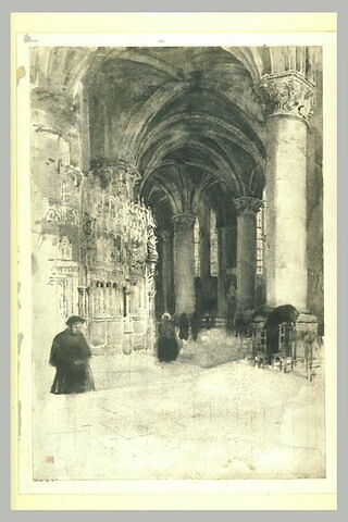 La cathédrale de Chartres : le déambulatoire, image 1/1