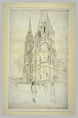La cathédrale de Chartres : façade occidentale, image 1/1
