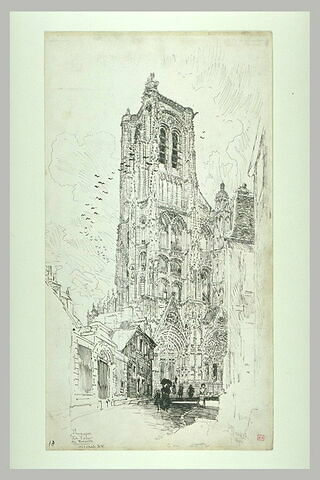 La cathédrale de Bourges : la tour de beurre