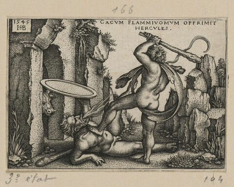 Hercule combattant Cacus, image 1/1