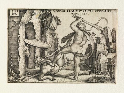 Hercule combattant Cacus, image 1/1