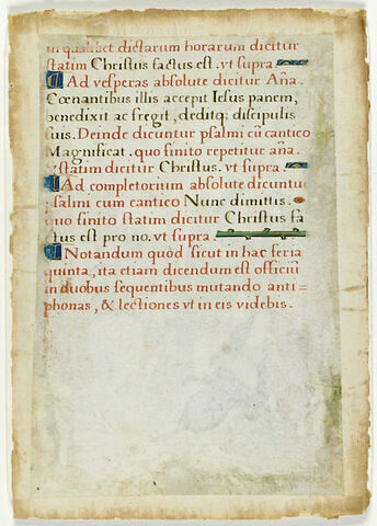 Texte manuscrit, image 1/1