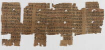 Papyrus de l'Enseignement loyaliste et d'un texte médical, image 1/2