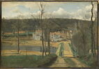 Ville-d'Avray. L'étang, la maison Cabassud et l'extrémité de la propriété Corot., image 1/3