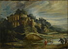Paysage avec les ruines du mont Palatin à Rome, image 1/4