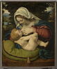 La Vierge allaitant l'Enfant, dit La Vierge au coussin vert, image 1/10