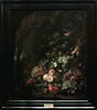 Fleurs, fruits, oiseaux et insectes dans un paysage avec ruines, avec une souris pénétrant dans un nid, image 3/4