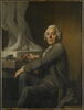 Christophe-Gabriel Allegrain (1710-1795), sculpteur;près de lui, 