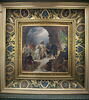 Plafond : François Ier, accompagné de la reine de Navarre, sa soeur, et entouré de sa cour, reçoit les tableaux et les statues rapportés d'Italie par le Primatice, image 22/22