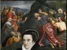 Portrait de Leonor Lopez de Villanova, femme d'Antonio Del Rio, avec l'Ascension du Christ à l'arrière-plan, image 4/4