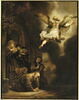 L'Archange Raphaël quittant la famille de Tobie ou Tobie et sa famille prosternés devant l’ange, image 4/8