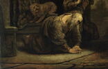 L'Archange Raphaël quittant la famille de Tobie ou Tobie et sa famille prosternés devant l’ange, image 7/8