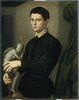 Portrait de jeune homme tenant une statuette, dit autrefois Portrait de Baccio Bandinelli (1493-1560), image 4/4