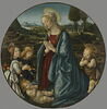 La Vierge adorant l'Enfant avec le petit saint Jean Baptiste et deux anges, image 1/4