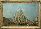 Le Doge de Venise se rend à la Salute, le 21 novembre, jour de la commémoration de la fin de la peste de 1630, image 2/2