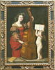 Sainte Cécile avec un ange tenant une partition musicale, image 2/2