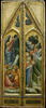 Le Christ au jardin des Oliviers ; les Saintes Femmes au tombeau ; à la partie supérieure, un ange, image 3/4