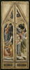 Le Christ au jardin des Oliviers ; les Saintes Femmes au tombeau ; à la partie supérieure, un ange, image 4/4