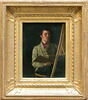 Portrait de l'artiste, assis près d'un chevalet., image 2/3