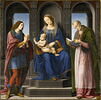 La Vierge et l'Enfant entourés de saint Julien et de saint Nicolas de Myre, image 1/3