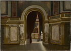 Etude pour la porte de la salle des États donnant sur la Grande Galerie, au Louvre, image 1/5
