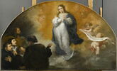 La Vierge de l'Immaculée Conception avec six figures d'hommes en prière, image 2/4