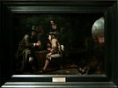 Soldats jouant aux cartes dans une caverne aménagée en corps de garde, image 3/3