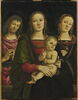 La Vierge et l'Enfant entourés de saint Jean Baptiste et de sainte Catherine d'Alexandrie, image 1/4