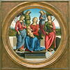 La Vierge et l'Enfant entourés de deux anges, sainte Rose et sainte Catherine, image 2/3
