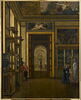 Vue de la salle des bijoux et de l'enfilade des salles du musée Charles X, au Louvre vers 1840., image 1/2