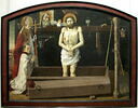 Retable de Boulbon. La Trinité avec le Christ de douleur, debout dans le tombeau, et saint Agricol lui présentant un donateur, image 2/4