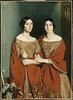 Mesdemoiselles Chassériau, dit aussi Les deux soeurs. Marie-Antoinette-Adèle (1810-1869) et Geneviève (Aline) Chassériau (1822-1871), soeurs de l'artiste., image 3/3