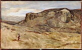 Montagnes de la campagne romaine. Le rocher des Nazons., image 3/3
