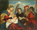 La Vierge à l' Enfant avec saint Étienne, saint Jérôme et saint Maurice, image 5/7