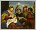 La Vierge à l' Enfant avec saint Étienne, saint Jérôme et saint Maurice, image 4/7