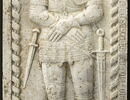 Dalle funéraire du chevalier napolitain Marino di Giovanni Cossa (mort le 28 octobre 1418), image 4/13