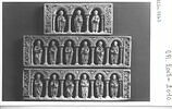 Plaque provenant d'un autel portatif : saint Denis entre les saints Rustique et Eleuthère, image 10/10