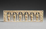 Plaque provenant d'un autel portatif : les saints Jacques, Philippe, Barthélemy, Matthieu, Simon et Jude Thaddée, image 3/9