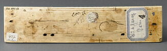 Plaque inférieure d'un feuillet de diptyque : Annonciation, Epreuve de l'Eau amère, Voyage à Bethléem, image 2/2
