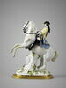 Statuette : cavalier en veste jaune, image 3/5