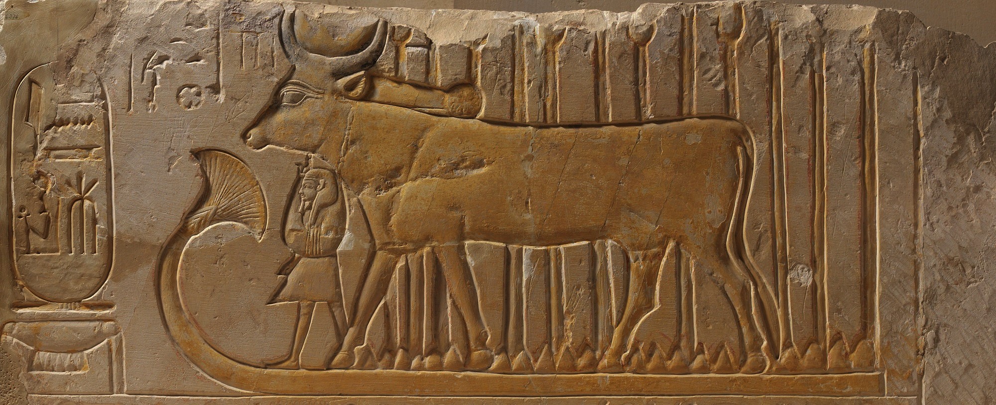 Relief mural Hathor
