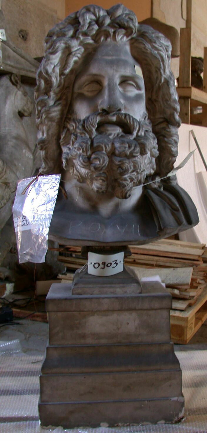 moulage ; statue en buste ; Zeus d'Otricoli Louvre Collections