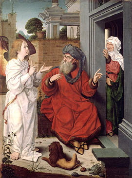 L'Ange annonçant à Abraham la naissance d'un fils, image 3/4