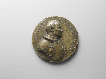 Médaille : Jean de Médicis, fils de Jean de Médicis / scène de combat équestre, image 1/2