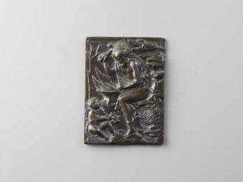 Plaquette : Vulcain forgeant