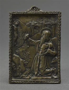 Plaquette : saint Jérôme