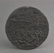 Médaillon : la prise d'Anvers, 1577, image 1/2