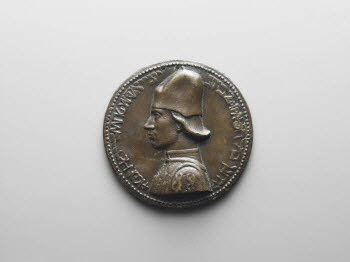 Médaille : Boldu (Jean) graveur de médailles / jeune homme nu assis entre une vieille femme et un génie ailé